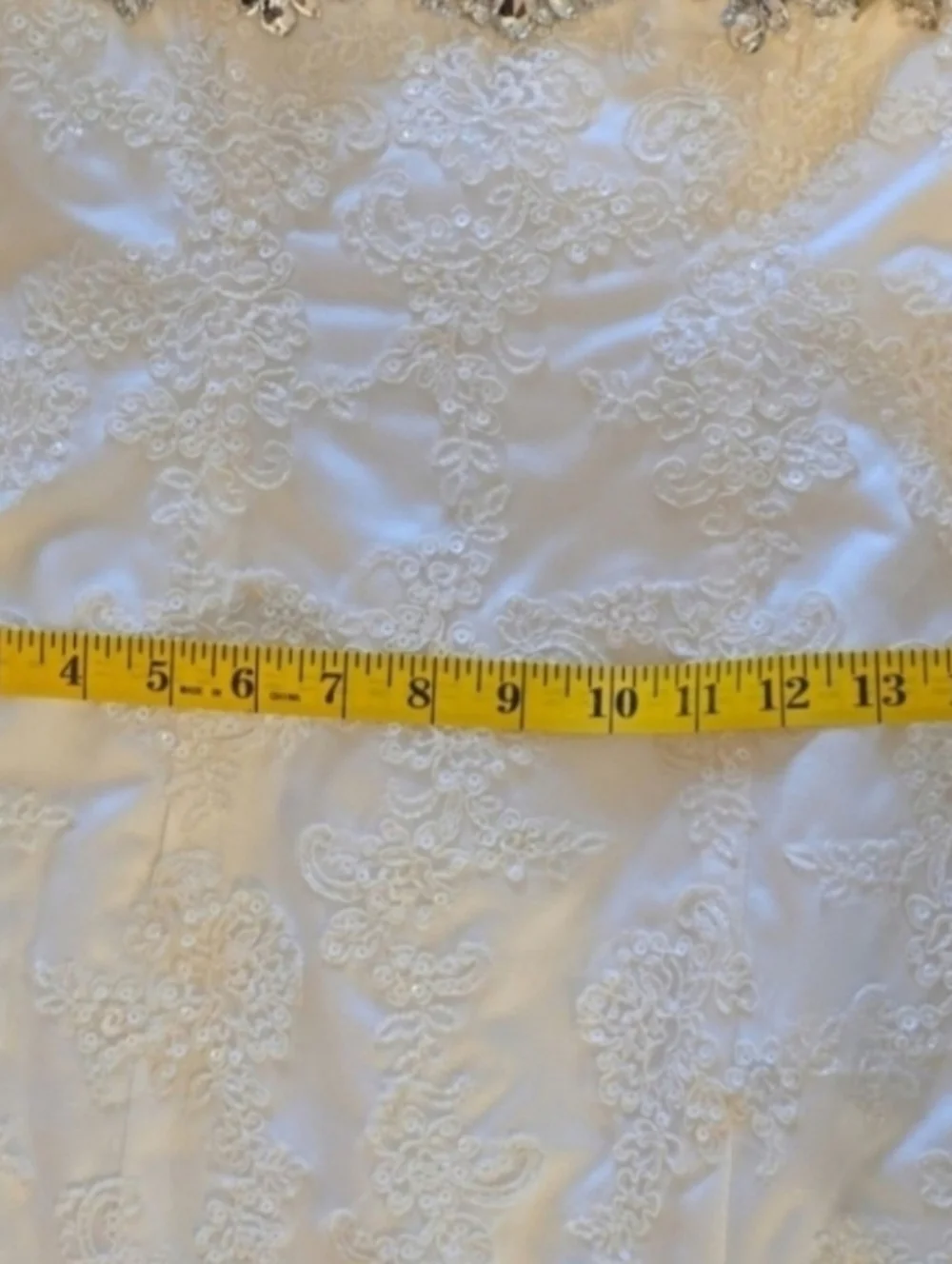 DaVinci Wedding Dress Size 8 - Picture 7 of 10